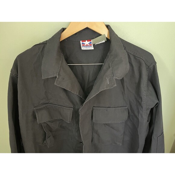 Propper U.S. Military Lightweight Combat Jacket Black PH100-98-C-9600 Large - Picture 2 of 8